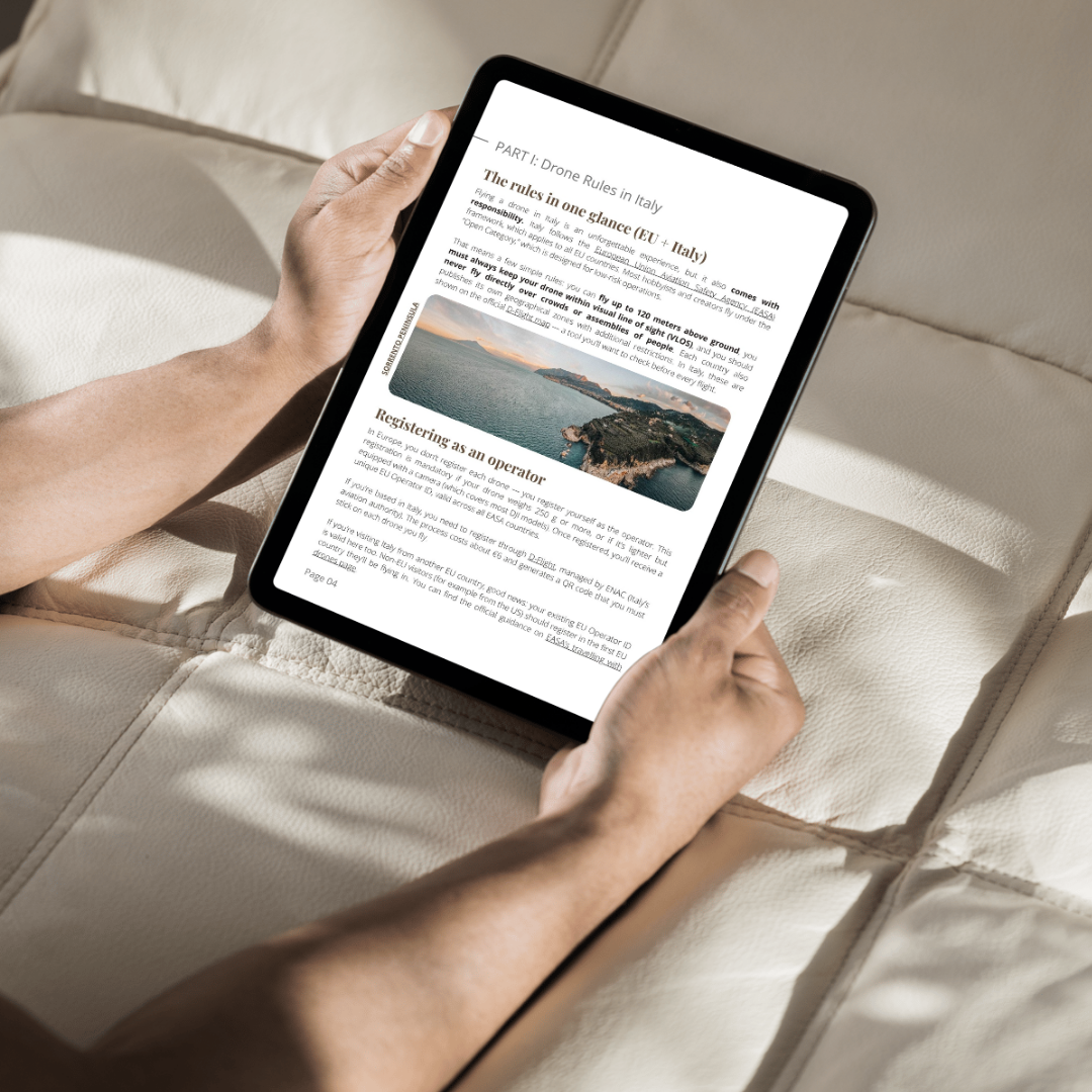 10+ Epic Places to Fly Your Drone in Italy